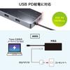 SANWA SUPPLY Док-станция USB-порта подключения/концентратор Type-C (Оснащен VGA/HDMI/DisplayPort/LAN) USB-DKM2BK