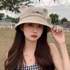 Cat Ears Sun Hat Fishermans Hat Women Summer Cotton Bucket Hat Streetwear for Daily Outdoor Activities
