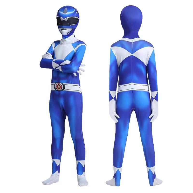 Fantasia Power Samurai Rangers Косплей Костюм Взрослый Morpher Mighty Morphin Супергерой Маска Комбинезон Зентаи Костюм Хэллоуин