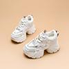 Весенние новые дышащие сетчатые кроссовки на толстой подошве в стиле dad shoes, женские, супер популярные, модные, универсальные, с цветовыми сочетаниями, повседневные спортивные кроссовки