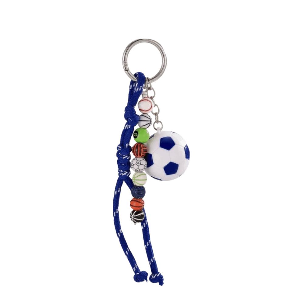 Y2k Sports Ball Keychain Soccer Sports Themed Gift Charm Novelty Football Keychain  Car Key Pendant