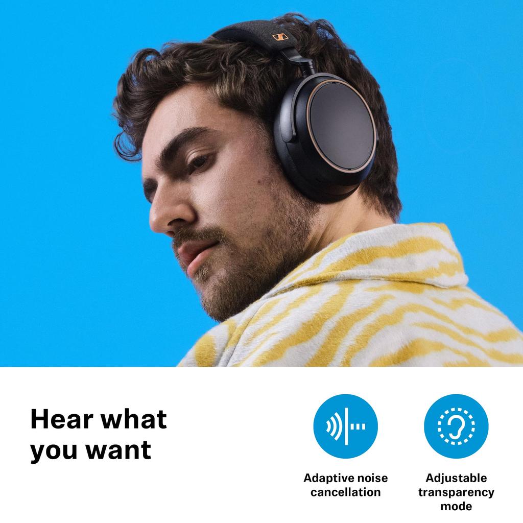 Sennheiser Wireless Headphones MOMENTUM 4 Wireless SE Color Copper High Performance Driver ANC 60 Hours Playback Low Latency Multipoint Touch Panel