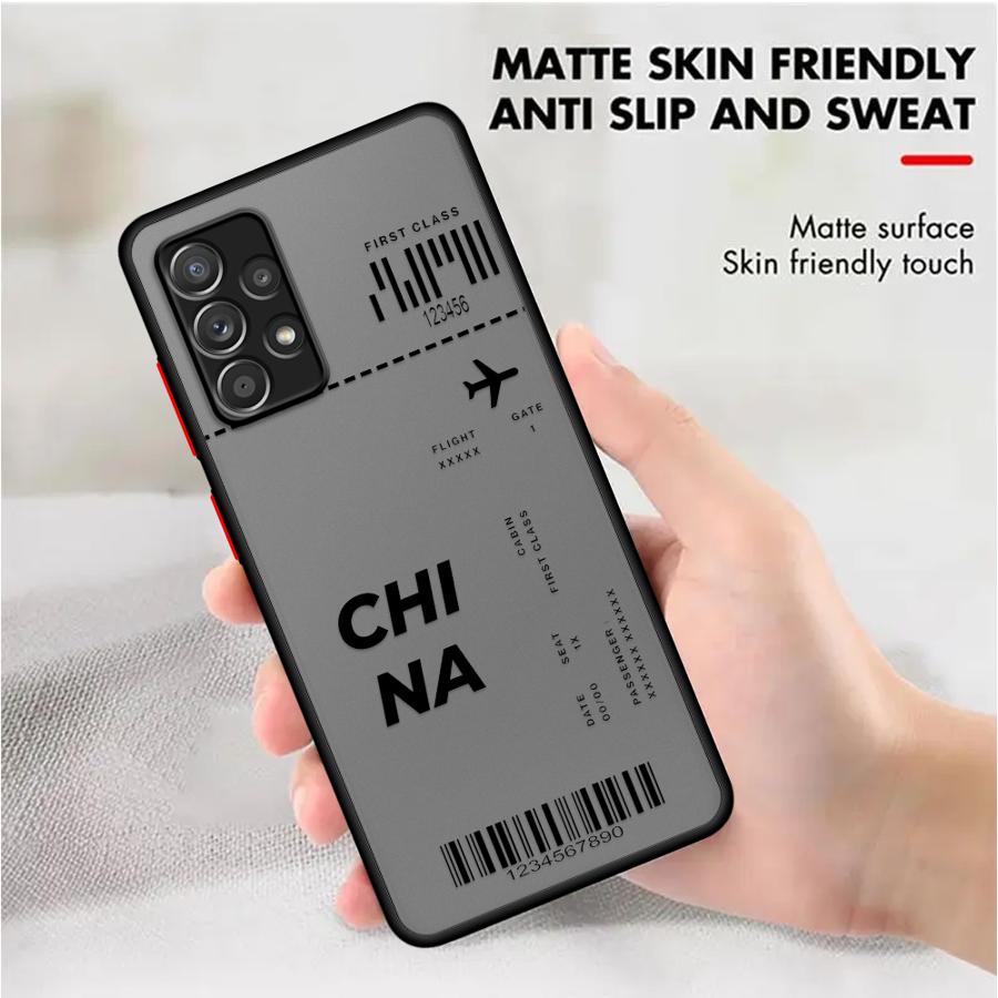 Чехол для телефона с рисунком Самолет Автобус Билеты для Samsung Galaxy A21s A22 A71 A72 A73 A23 A25 A52s A53 A54 A55 A24 A31 A32 A33 A34 A51 A52