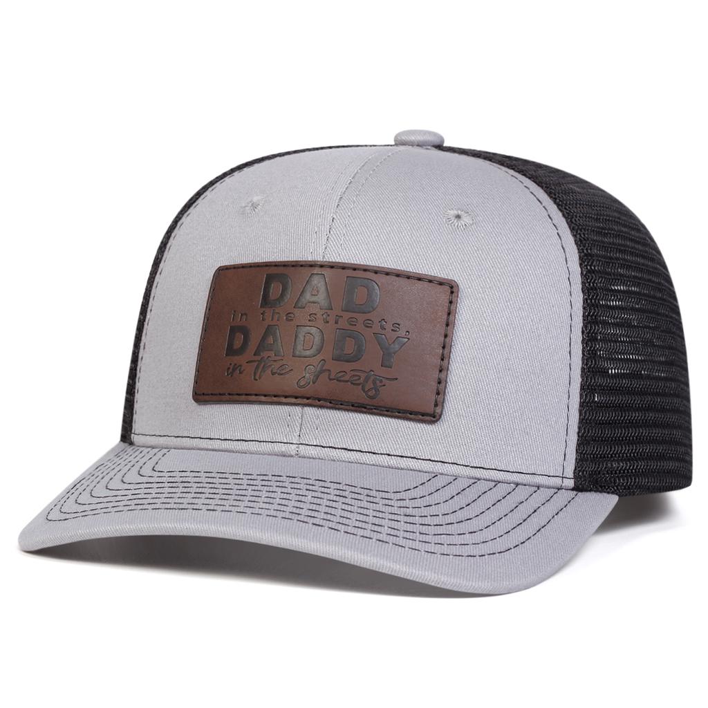 Унисекс микро изогнутая кожаная бирка DAD DADDY регулируемая бейсболка хип-хоп кепка Trucker Net шляпы весна-лето для спорта на открытом воздухе дорожная кепка