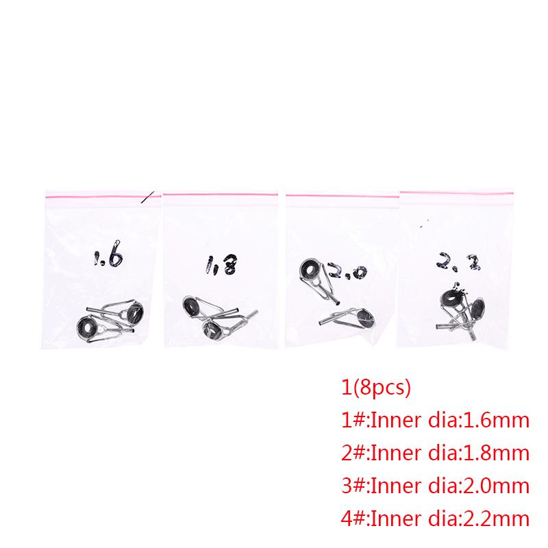 8 шт. удочка из нержавеющей стали, кольцевая направляющая для удочки с комплектом для ремонта кольца