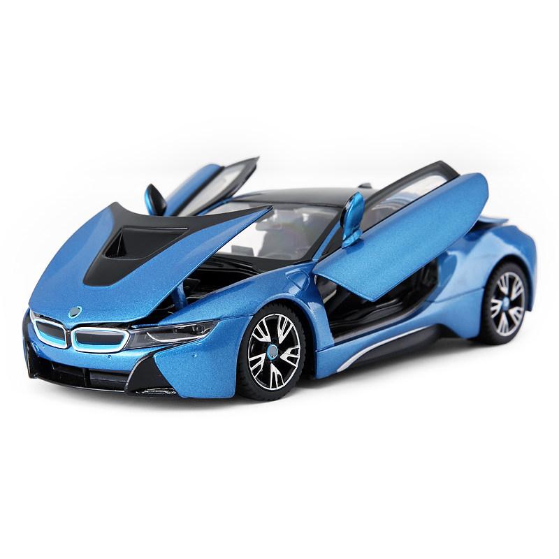 1/24 BMW I8 Supercar New Enegry Vehicle Alloy Car Diecasts & Toy Vehicles Car Model Miniature Scale Model Car for Children