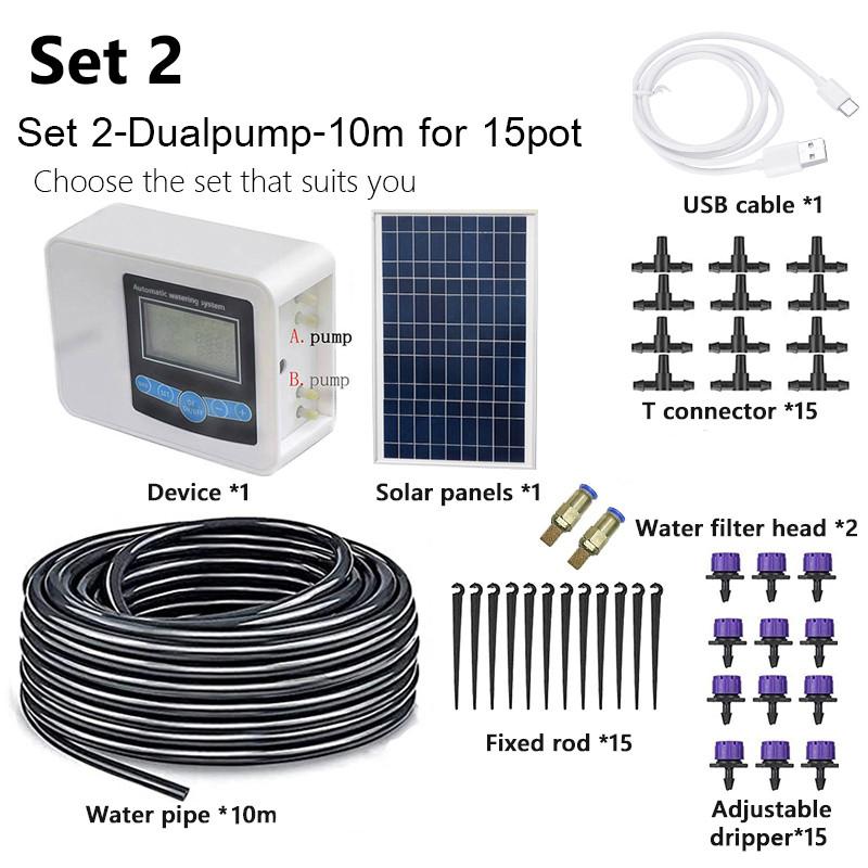 Комнатные растения Система самополива Садовое растение Самокапельный полив Комплект Солнечное Автоматическое устройство для полива