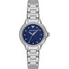 Женские кварцевые часы Emporio Armani Mia Blue из нержавеющей стали, серебристые, AR11630