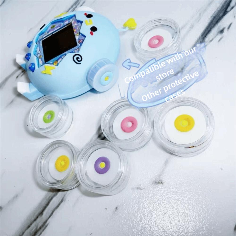 Soft Knob Cap Silicone Panel Knob Cap for Tamagotchi Paradise Electronic Pets Game Toys