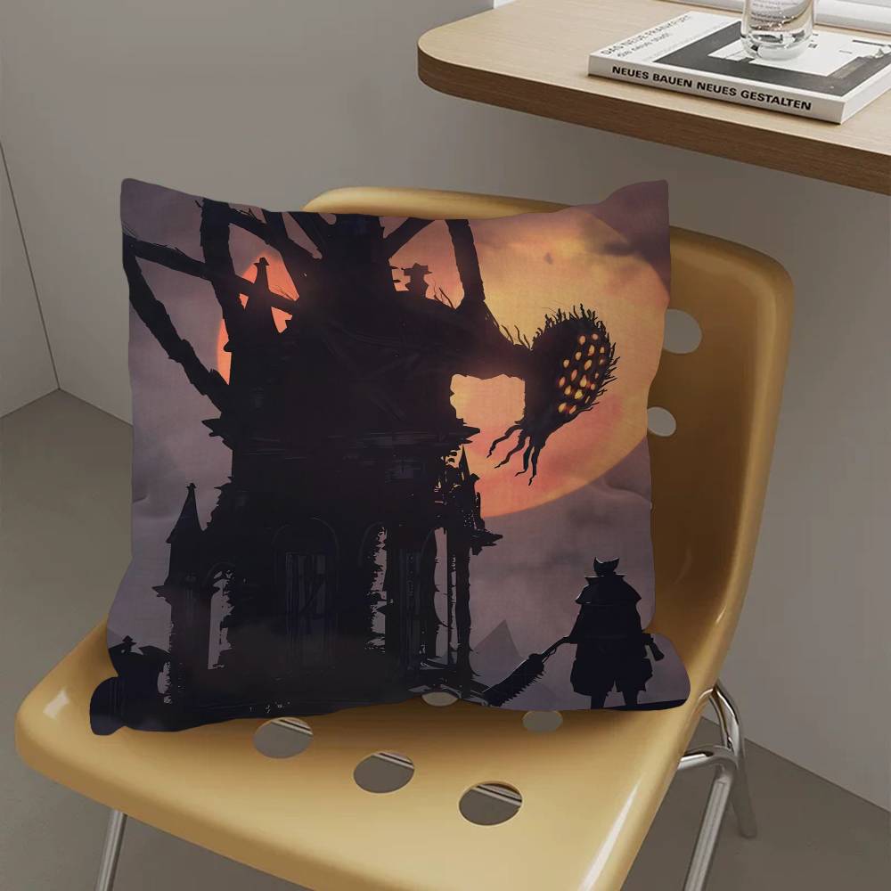 Подушка с изображением классической игры Bloodborne Дюймы Сельский Декор Домашние Декоративные Наволочки для Дивана