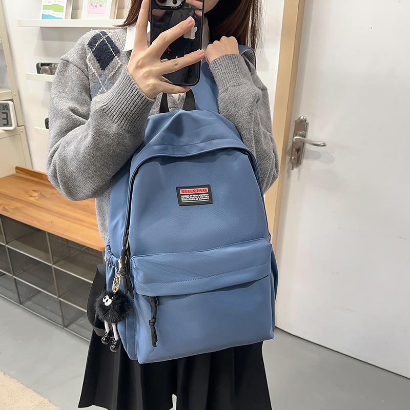 Студенческий школьный рюкзак большой вместимости, легкий нейлоновый рюкзак для путешествий