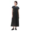 MUJI Women's Strong Twist Voile Camisole Dress, Black, Size S, BC2LNA5S
