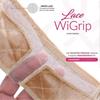 2025 Кружевной Wigrip, Премиальная кружевная лента-фиксатор для парика для женщин, Полностью регулируемый Wigrip, Усиленное швейцарское кружево по линии роста волос, Надежная бархатная повязка на голову, Кле