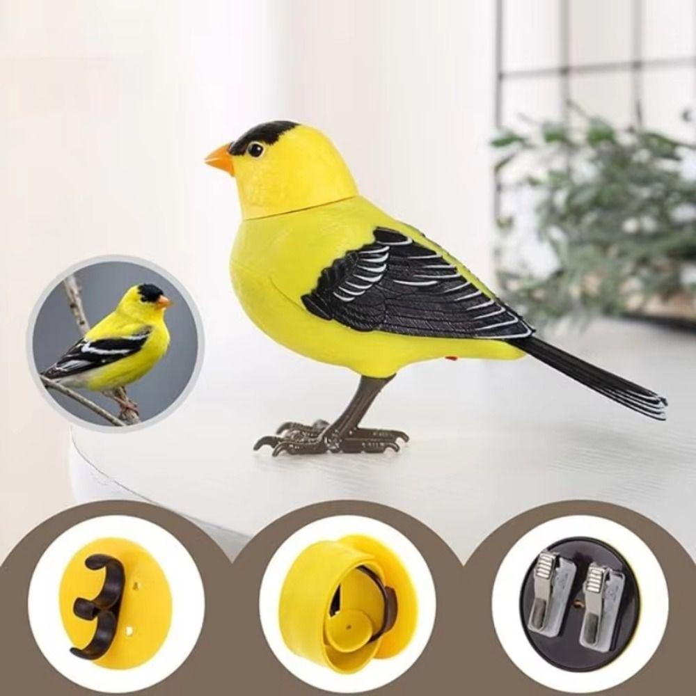 Artificial Bird Interactive Bird Toy Simulation Robot Birds Electric Singing Bird  Children Gift