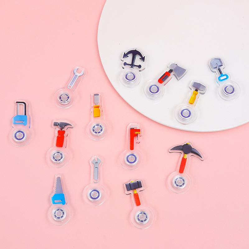 Finger Handheld Gyroscope With Plastic Screwdriver And Wrench For Gift Kids