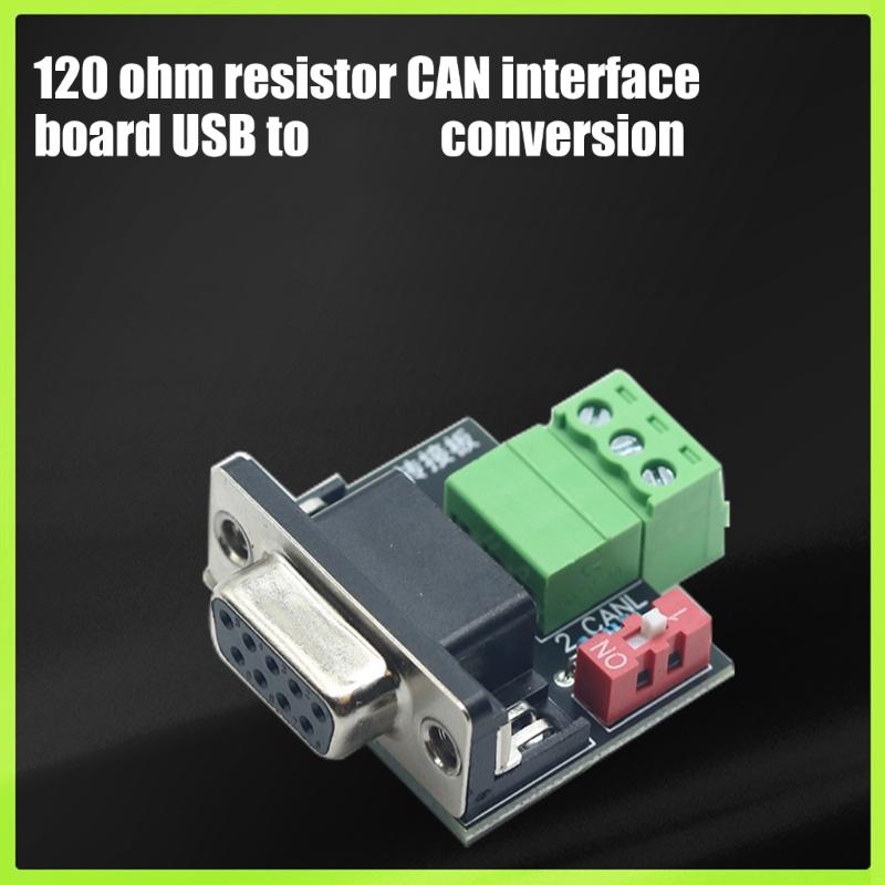 Адаптер CAN-шины USB к резисторам 120 Ом, встроенный, материал ABS PC для промышленного использования