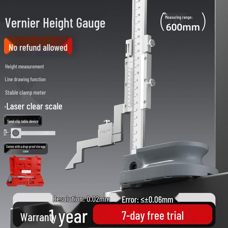 Штангенциркуль Shengtai Precision - Высокоточный глубиномер и разметочный инструмент для промышленного использования