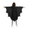 2Pcs Bat Wing Cloak Cape with Eye Mask Halloween Bat Costume Accessories Cosplay Vampires Costumes for Dressing Up Party
