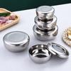 Unbreakable Korean Rice Bowl Stainless Steel Pickle Container Kitchen Tool Ramen Bowl  Children
