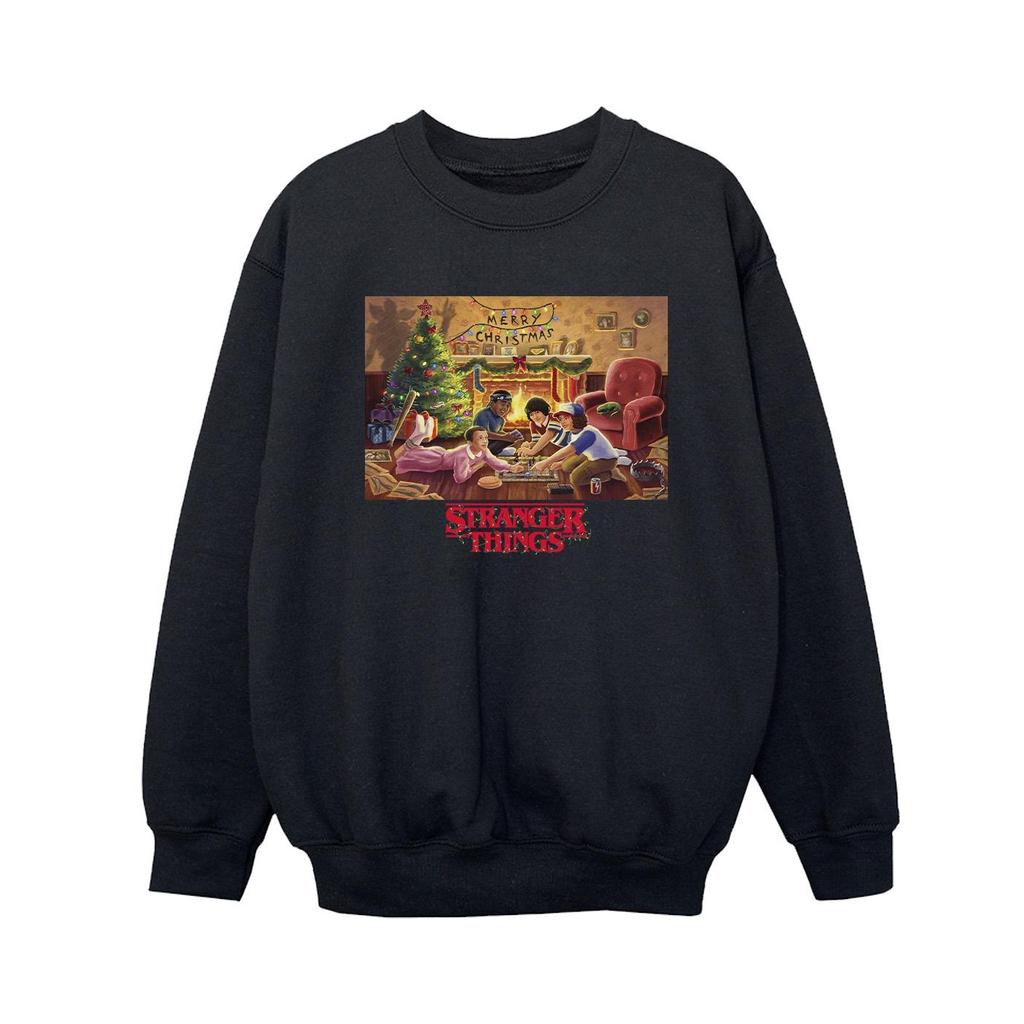 Netflix Boys Stranger Things Christmas Gathering Sweatshirt