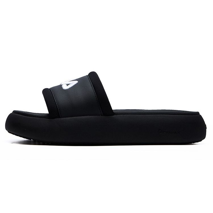 Fila Heritage-FHT Donut Fashion Casual Soft Comfortable Slide Sandals Women Sandals Black F12W124622FBK