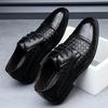 Fashion New 2025 Men Weave Pattern Business Dress Shoes Lace Up Artificial Leather Oxford Brogues Shoes Plus Size 38-48
