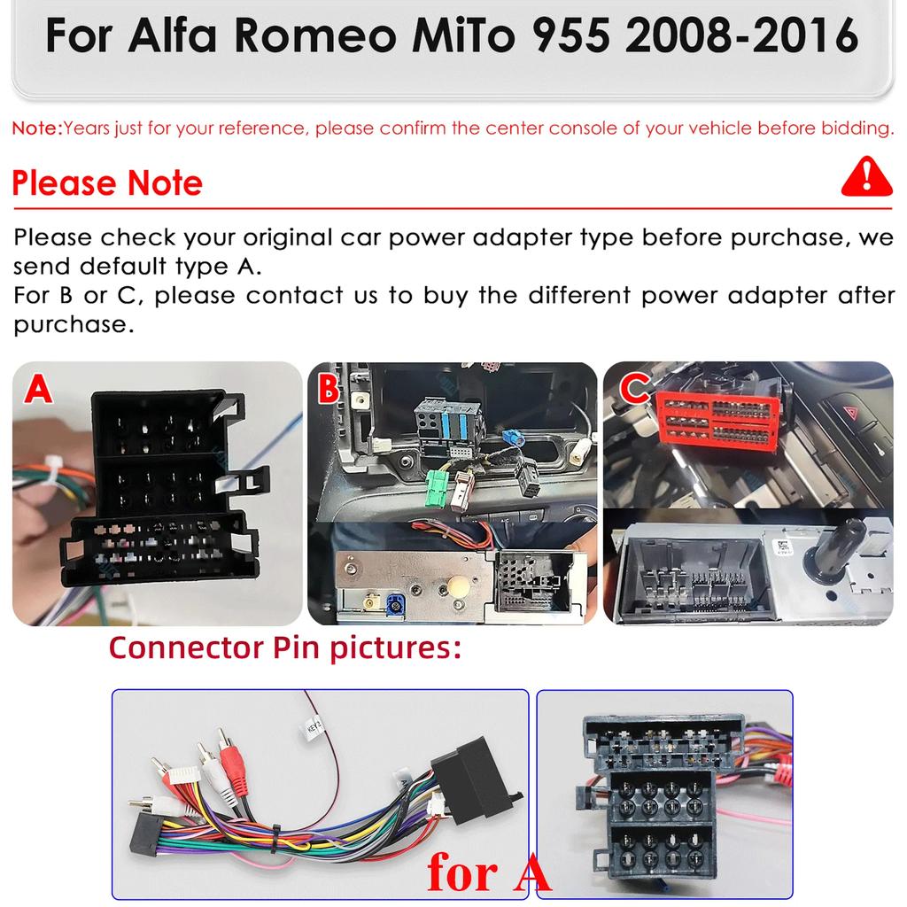 Hizpo Автомобильные интеллектуальные системы Carplay Android Car Radio для Alfa Romeo MiTo 955 2008-2016 Мультимедийный видеоплеер WIFI Авторадио Bluetooth FM RDS DVR