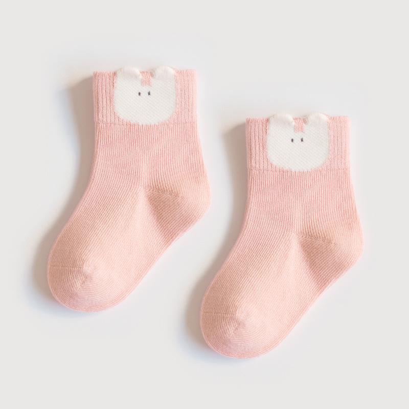 Cartoon Cotton Baby Socks: Boneless, Short, for Newborns To 3 Years, Spring & Autumn