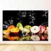 Горячие свежие фрукты и овощи в воде, кухонный домашний декор, большие настенные картины для гостиной, постеры, HD картины на холсте