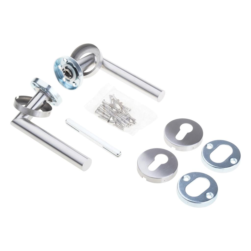 Дверной замок с рычажным механизмом, круглая ручка с Т-образной планкой, стальные уголки, дверная ручка для внутренних дверей, требующих защиты ключом