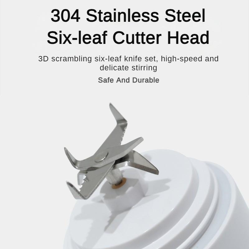 600ml Household Small Portable Juicer Electric Mini Juice Squeezer Charging Mixer Large Capacity Juicer