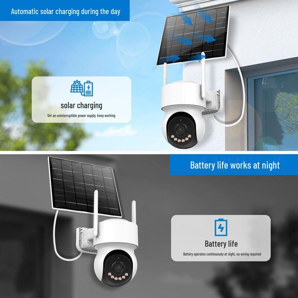Asia-Pacific Dual-Lens 4G PTZ Solar Camera, 10x Zoom, Low Power Consumption