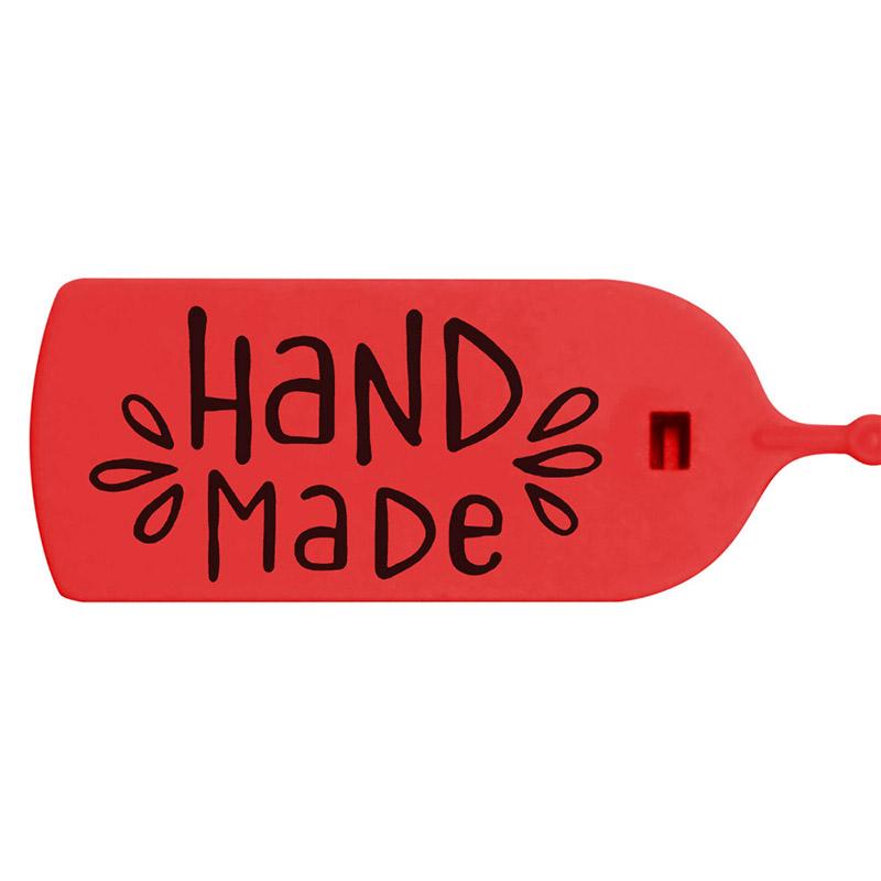 100 шт., пластиковые бирки ручной работы, этикетки для поделок, одежды, обуви, сумок, бизнес-подарок