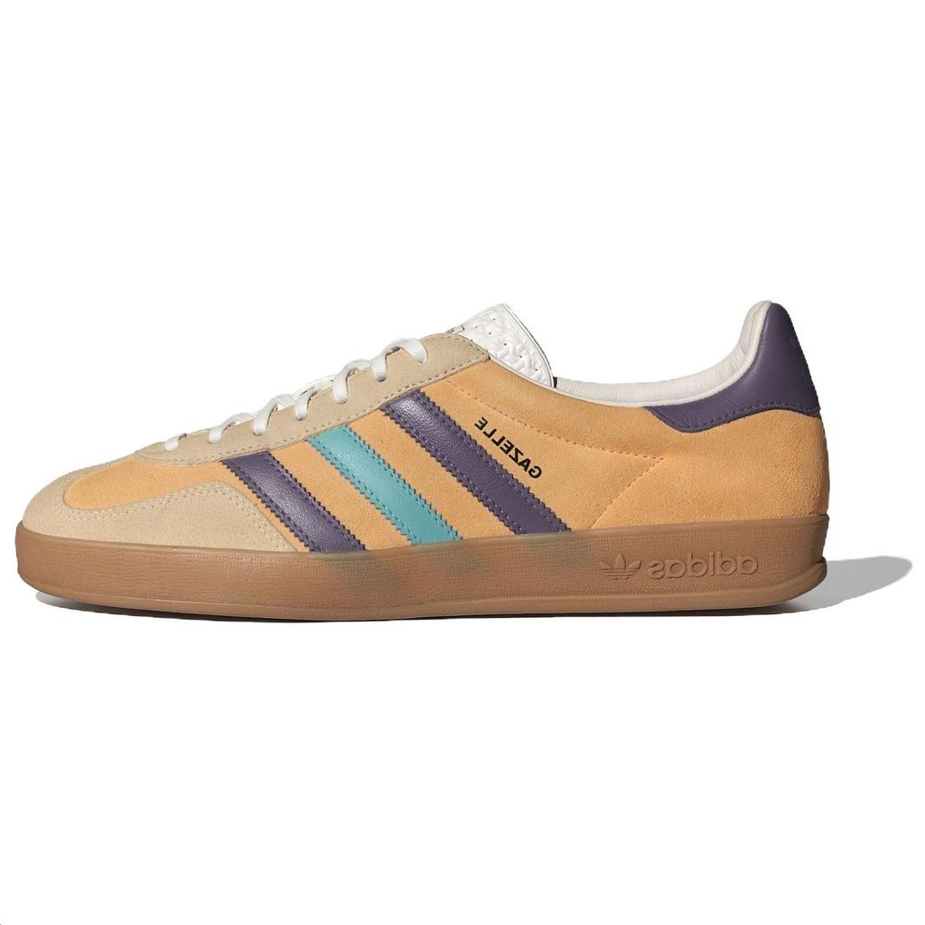 adidas Gazelle Indoor Glow Orange Shadow Фиолетовые кроссовки унисекс Off-White IG1636