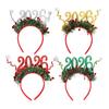 Ободок на голову «2026 Новый год» с логотипом в виде цифр, красочный дизайн, обруч для волос, праздничный аксессуар для празднования Нового года