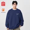 MINISO Men's Warm Sherpa Fleece Heavyweight Crew Neck Sweatshirt