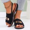 Women's  Flat Sandals Casual Open Toe Summer Shoes Lightweight Ankle Strap Sandals
