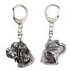 Clumber Spaniel I - Silver-plated Key Ring with Dog, Handbag Decoration, Backpack Pendant by Brand
