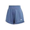 Pacer Essentials Knit Shorts Solid Logo Elastic Waist Straight Leg Sports Shorts Women Shorts Legendary-Ink-Blue IR6239