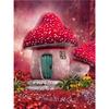 DIY 3D Diamond Painting Mushroom House Embroidery Cross Craft Stitch Home Decor