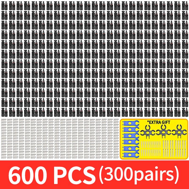 Бесплатная доставка 400/200/100/10 шт. Солнечный разъем PV Plug 1000 В постоянного тока 30 А Комплект разъемов для фотоэлектрического кабеля PV/MC 2,5/4/6 мм²