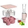 20/30/40Oz Tumbler Ice Cube Tray with Lid 4 Cavities BPA