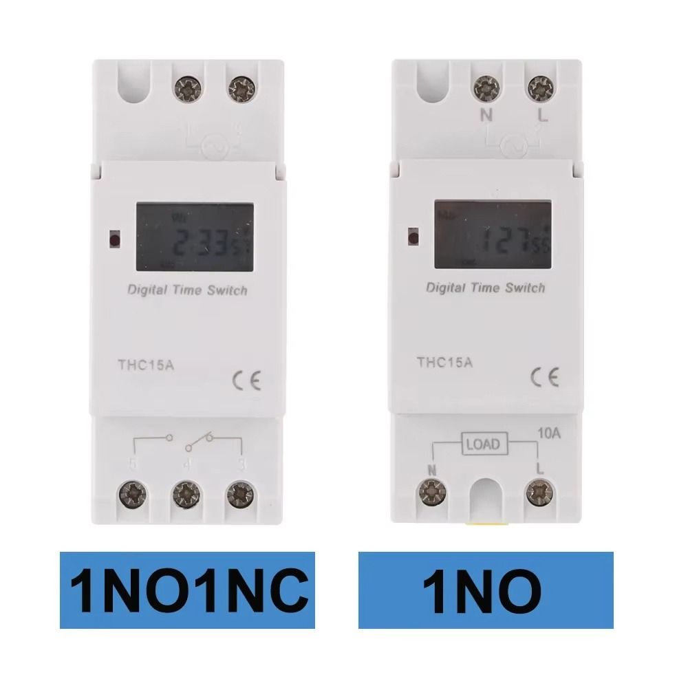 1Pcs Programmable THC15A Weekly 7 Days Relay Control Durable Digital Timer Switch