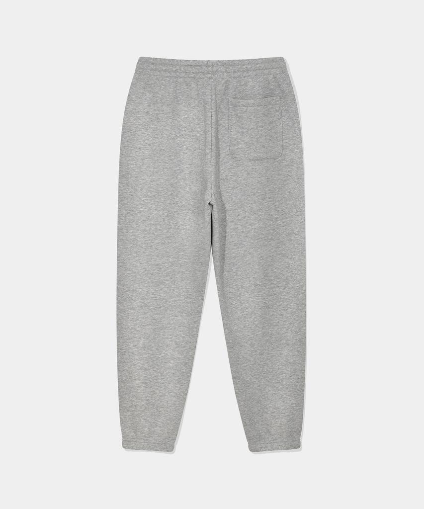 DOLPHIN WAVE APPAREL Флисовые брюки-джоггеры с вышивкой-цепочкой дельфина, меланжево-серые