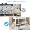 Защитный чехол для лестницы двухъярусной кровати, складная накладка на лестницу двухъярусной кровати, предотвращает взбирание детей, универсальная защитная доска для лестницы двухъярусной кровати