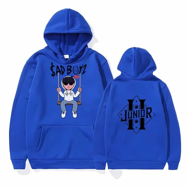 Sad Boyz Junior Hoodie Autumn Winter Men's Cotton Pullover Hoodie Warm Oversize Loose Long Male High Street Harajuku Hoodies2024