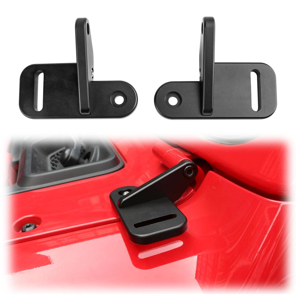 Vancroser JL/JT A-Pillar Light Bracket Windshield Lower Work Light Bracket LED Work Light Mounting