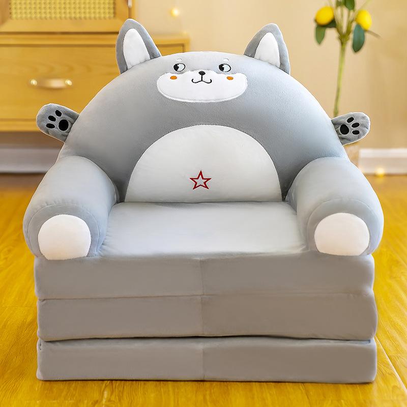Folding Children'S Sofa Toys Kindergarten Baby Cartoon Seat Stool Lazy Sleeping Sofa Removable And Washable