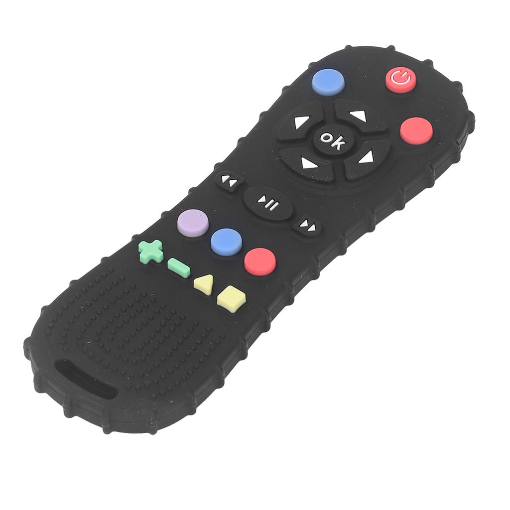 Игрушка для прорезывания зубов Baby Control, мягкая силиконовая игрушка для прорезывания зубов в форме телевизора, для малышей, черная