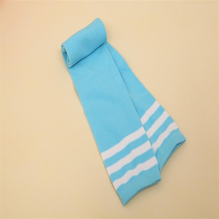 Kids Knee High Socks Girls Boys Football Stripes Cotton Sports School Socks
